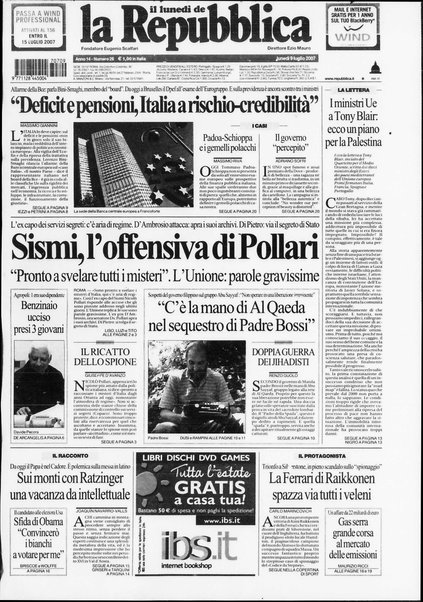 Il lunedì de La repubblica